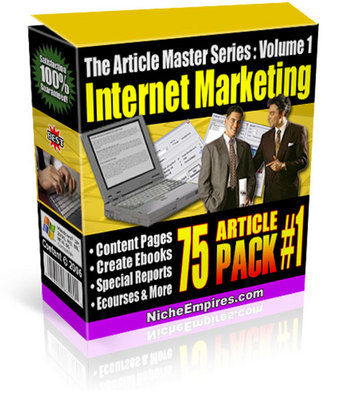Product picture Internet Marketing - Article Master Series with Resell Right